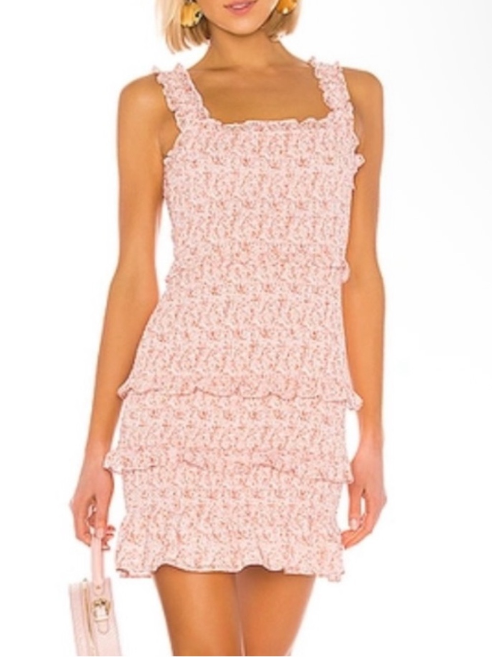 Parker Laurel Smocked mini dress